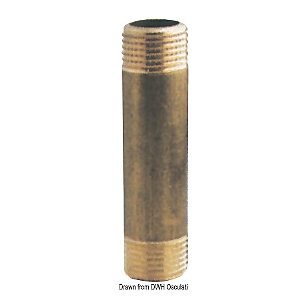 Brass extension sleeve 1"1/2 x 150 mm - foto originale Osculati Srl