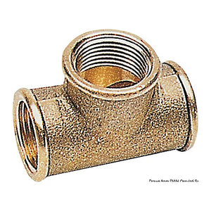 Brass T-fitting 1"1/4 - foto originale Osculati Srl