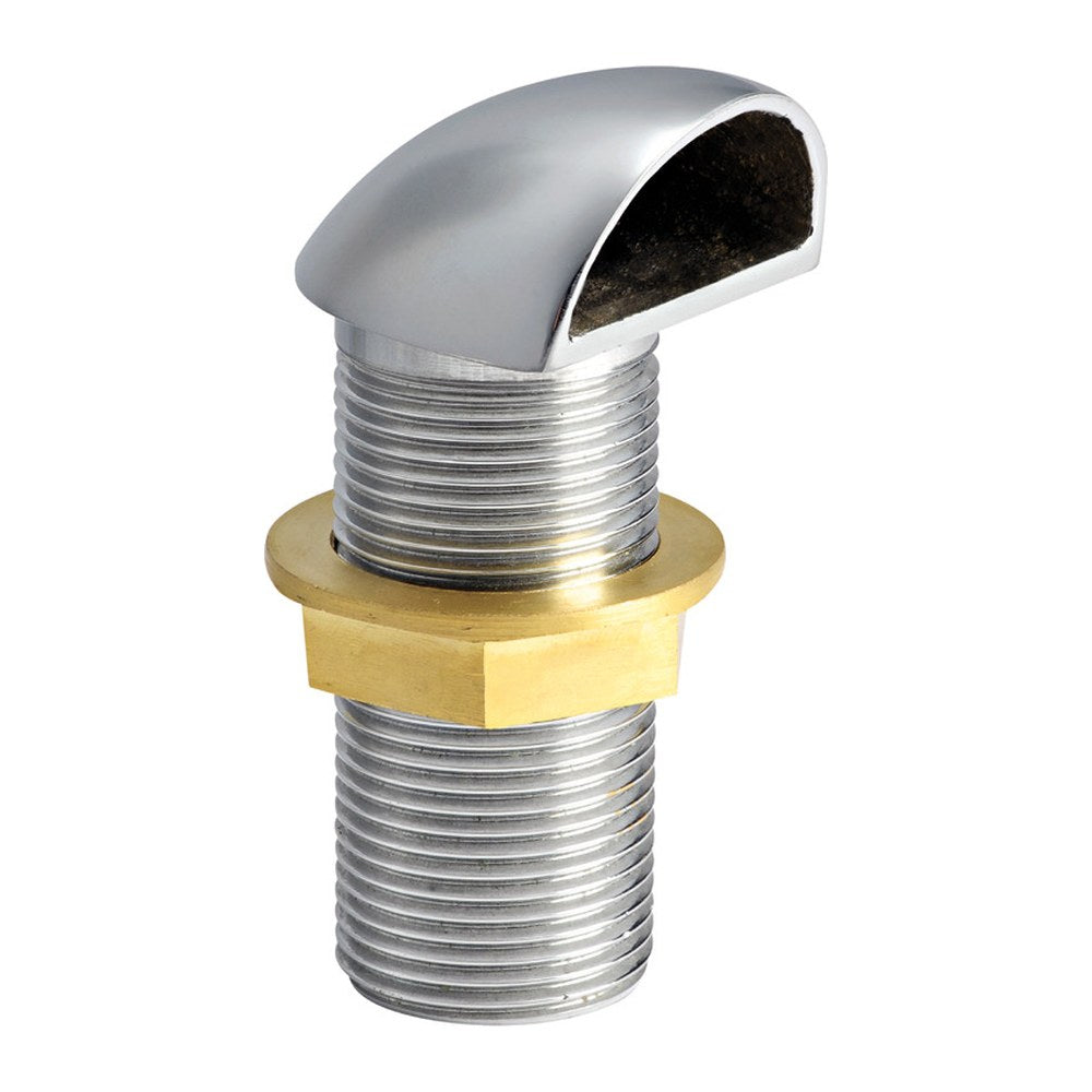 Chromed brass scupper 1" - foto originale Osculati Srl