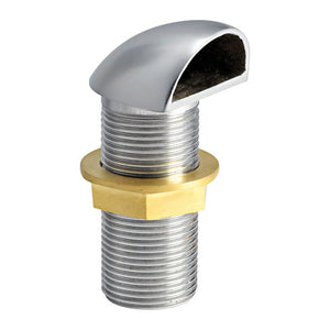 Chromed brass scupper 2" - foto originale Osculati Srl