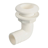 Skrovgenomföring med 90° vinkel 1" (10-pack)