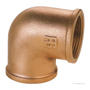 GUIDI bronze F-F 90° elbow 1"1/4 - foto originale Osculati Srl