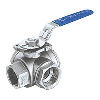 3-Wege-Kugelhahn AISI 316 1/2"