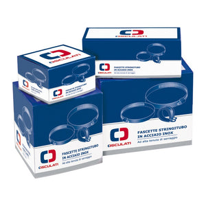 Hose clamp AISI 316 12 x 50-70 mm (pack of 10) - foto originale Osculati Srl