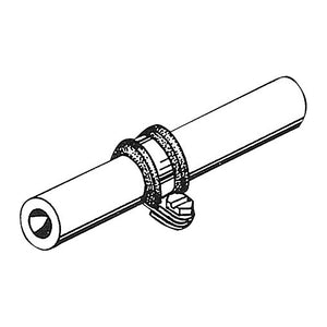 Rubber-coated SS hose clamp 22 mm (pack of 10) - foto originale Osculati Srl