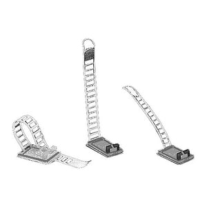 Adjustable cable clamp w/ screw max 17 mm (pack of 100) - foto originale Osculati Srl