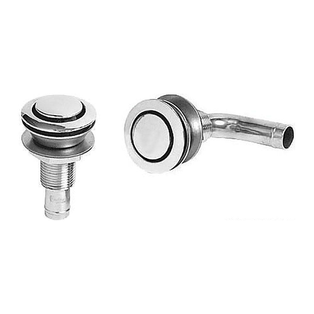 Straight fuel vent mirror polished AISI 316 49 mm - foto originale Osculati Srl