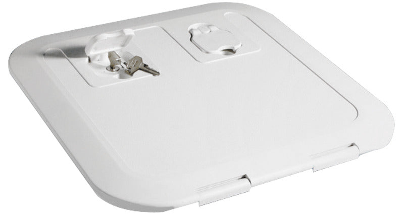 Flush inspection hatch RAL 7042 520 x 465 mm - foto originale Osculati Srl
