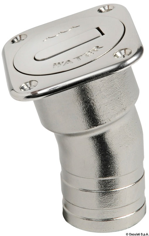 Square Diesel deck filler short version 38 mm - foto originale Osculati Srl