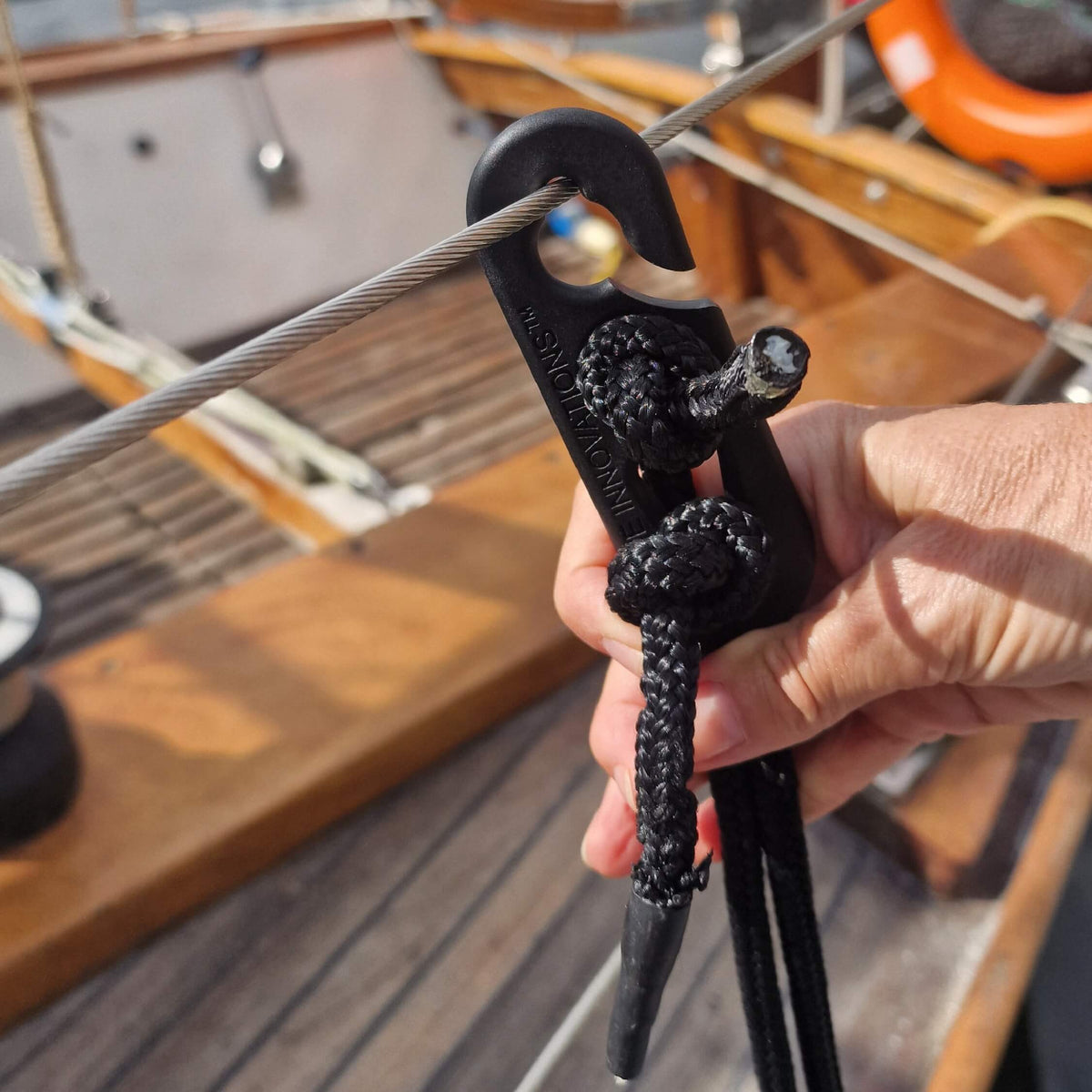 Fender Mate Slider by Marine Innovations, quick release boat fender accessory