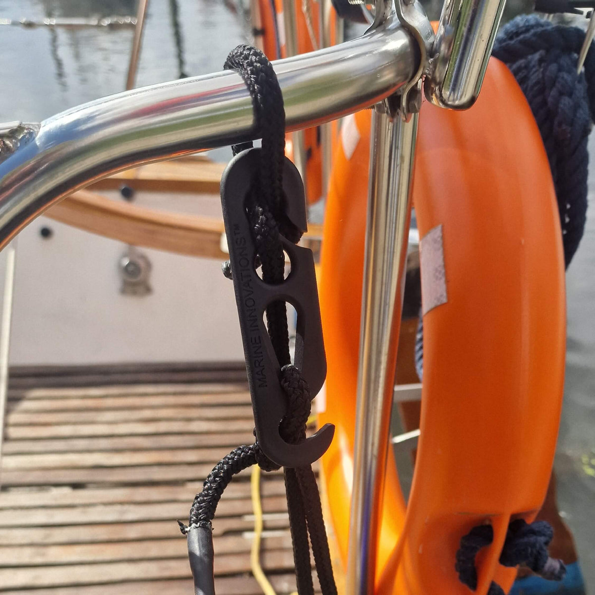 Fender Mate Slider by Marine Innovations, quick release boat fender accessory