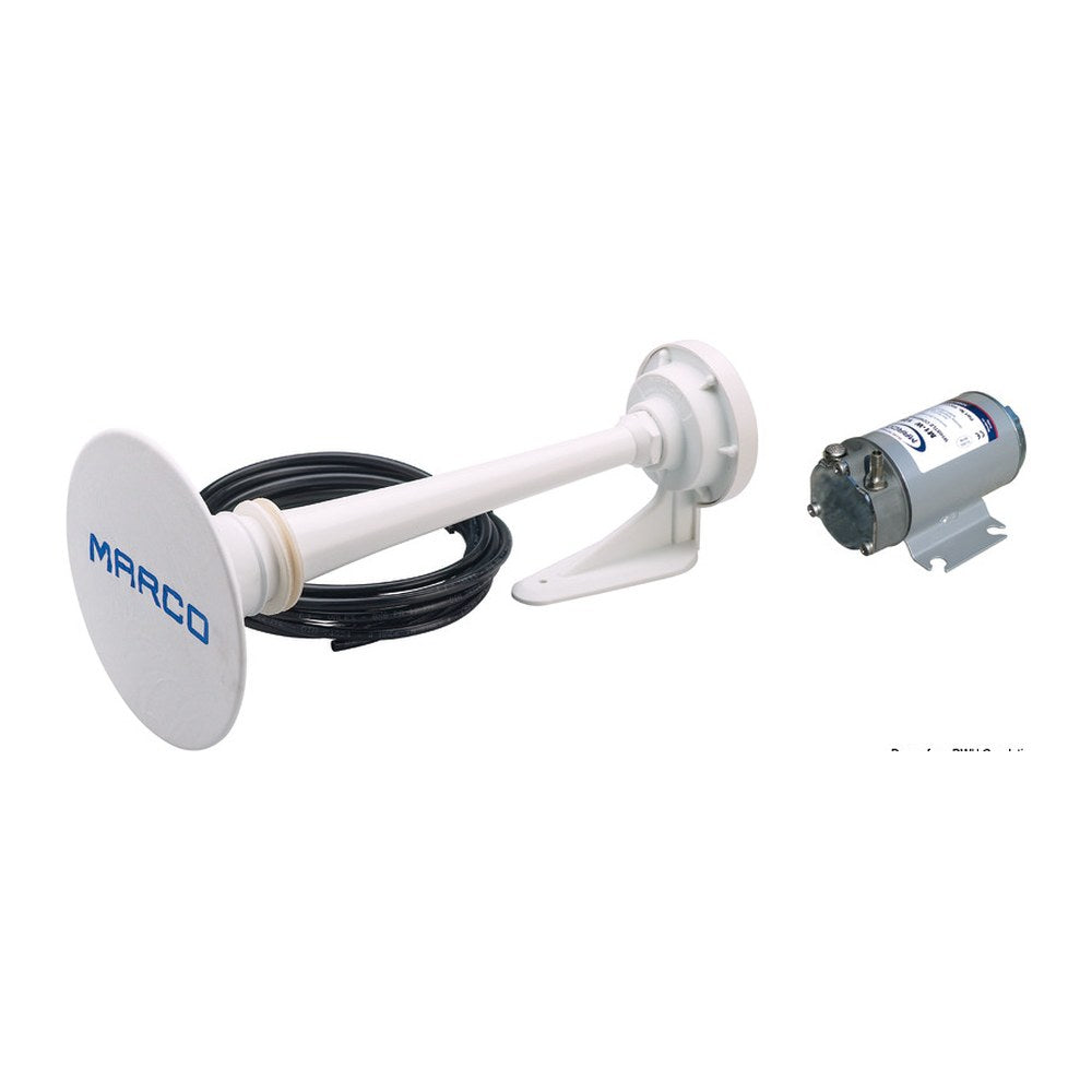 Marco White Horn 12V RINA-type approved fish.boats up to - foto originale Osculati Srl