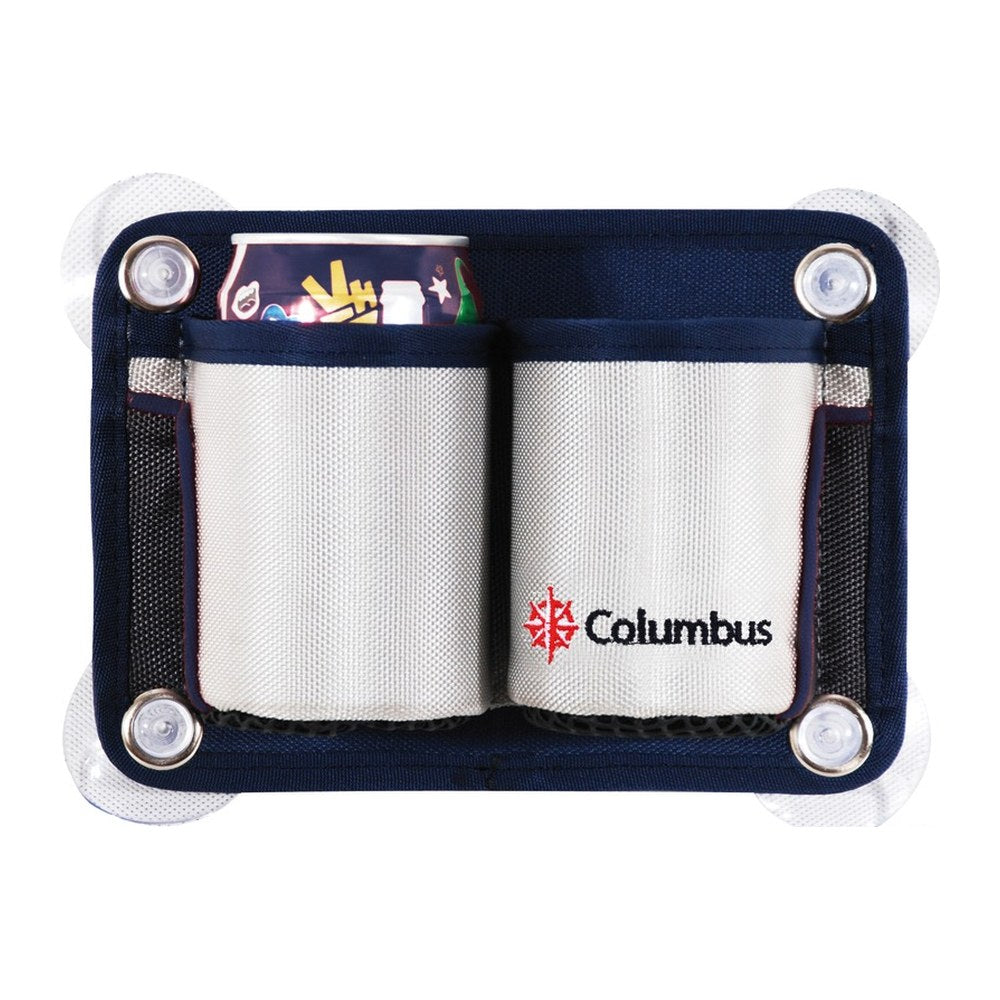 Columbus 2-place glass/can holder pouch - foto originale Osculati Srl