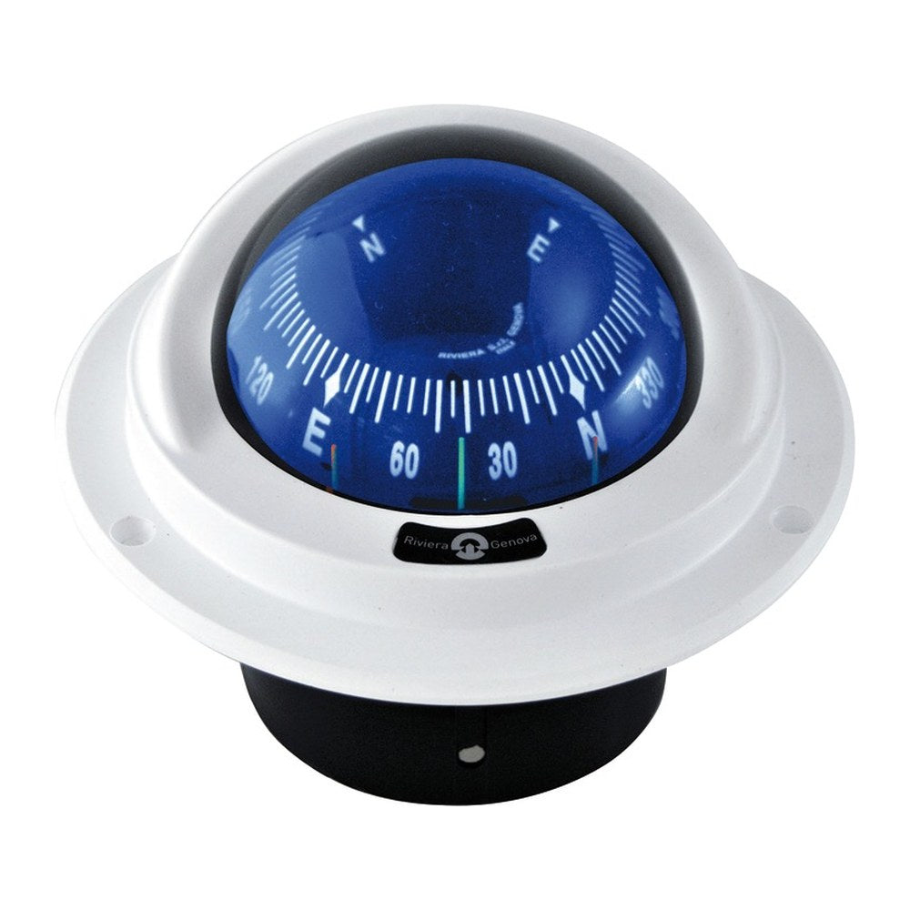 Riviera IDRA built-in compact compass w/blue front rose - foto originale Osculati Srl