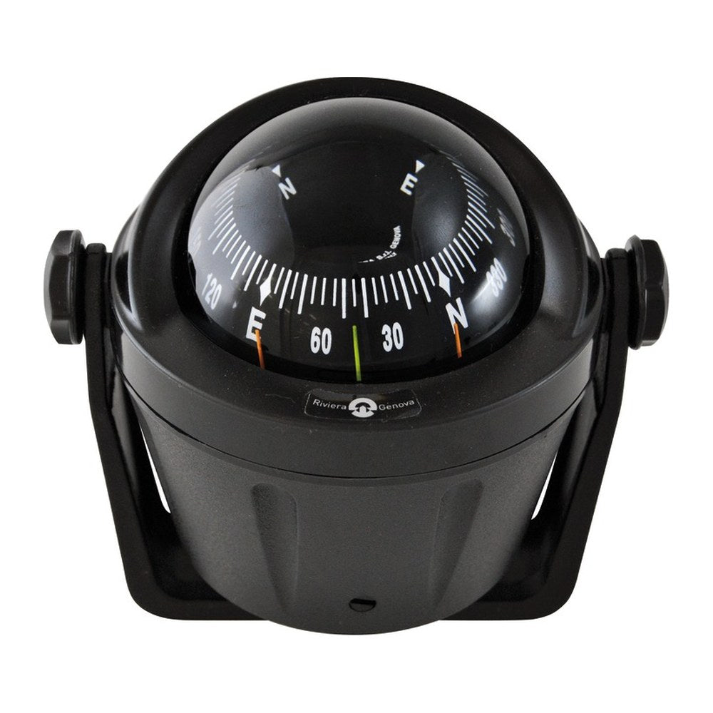 Riviera IDRA compact compass w/black front rose bracket - foto originale Osculati Srl