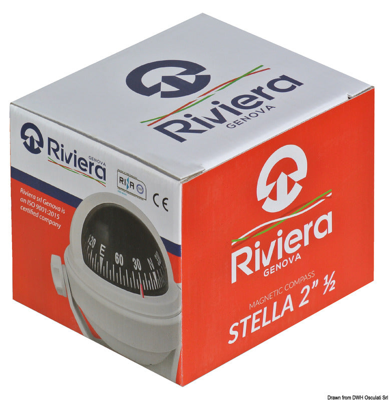 RIVIERA BS2 compass 2"1/2 blue rose/grey body - foto originale Osculati Srl