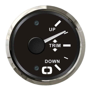 Trim indicator 0/190 ohm black/glossy - foto originale Osculati Srl