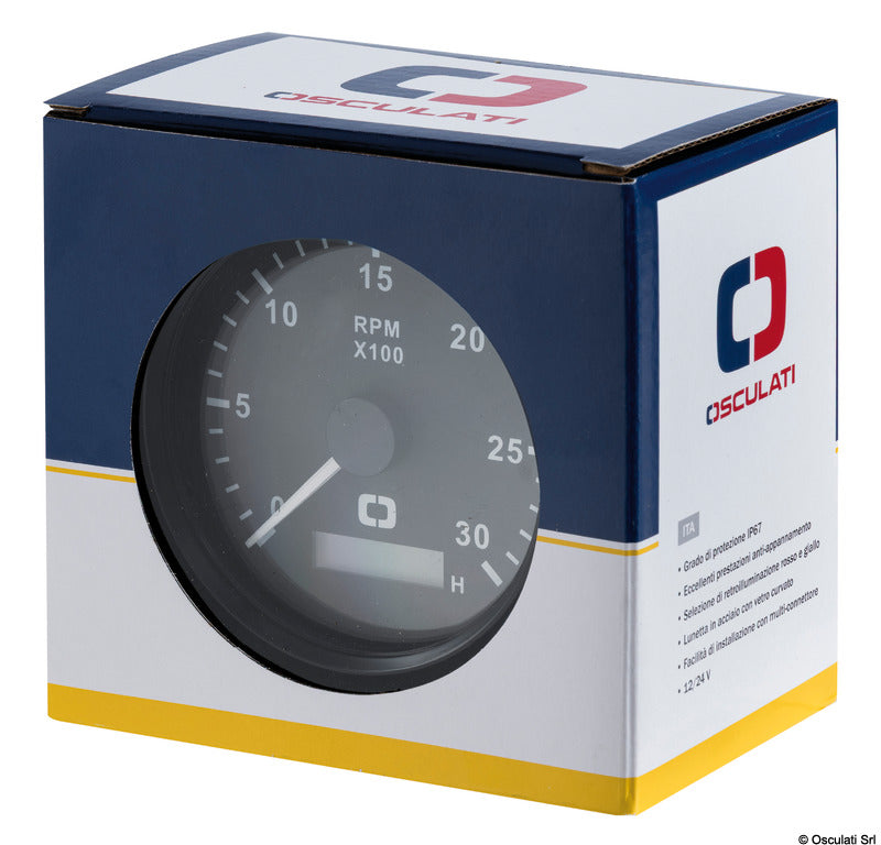 Blackwater gauge 10/180 ohm black/glossy - foto originale Osculati Srl