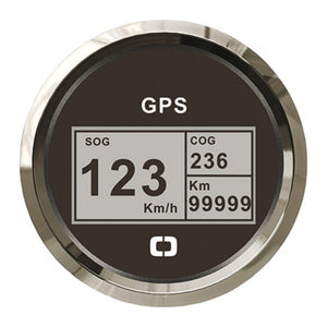 Speedometer compass mile counter GPS black/glossy - foto originale Osculati Srl