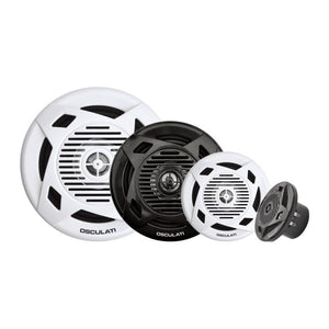 Pairs of dual cone loudspeakers 4" 2x30 W white - foto originale Osculati Srl
