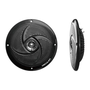 Pairs of dual cone ultra slim speakers 5.25" - black - foto originale Osculati Srl