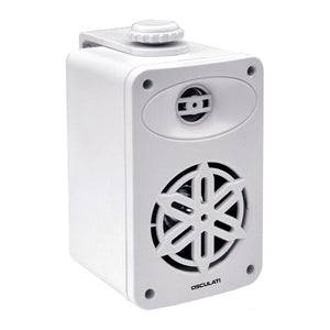 Pairs of 2-way loudspeakers f.interiors 4" - 2x120W - white - foto originale Osculati Srl