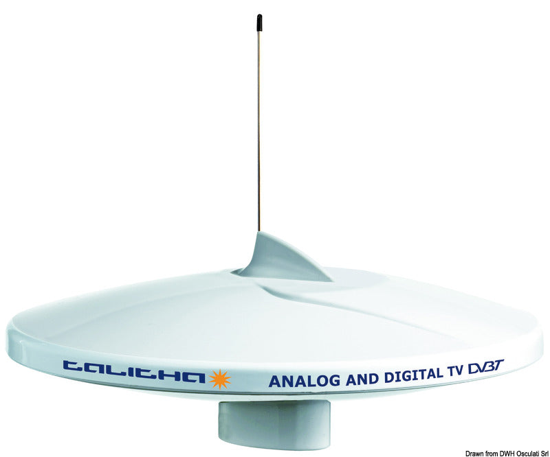 GLOMEX Avior TV/AM-FM antenna white - foto originale Osculati Srl
