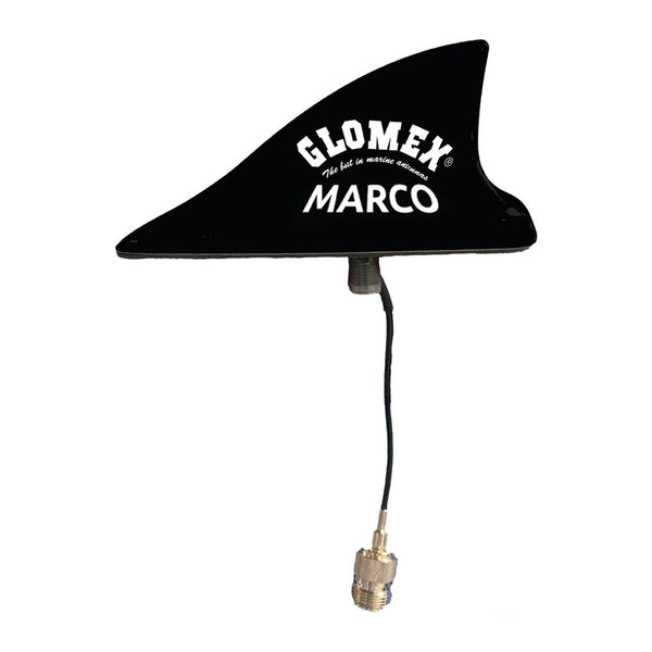 GLOMEX MAKO antena VHF 250 mm negra
