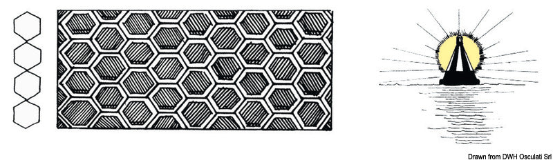 Self-adhesive reflective tape 50 mm x 45.7 m - foto originale Osculati Srl
