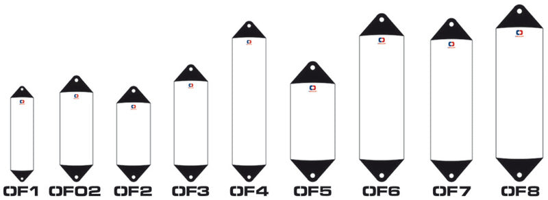 Osculati Heavy Duty OF4 fender (pack of 5) - foto originale Osculati Srl