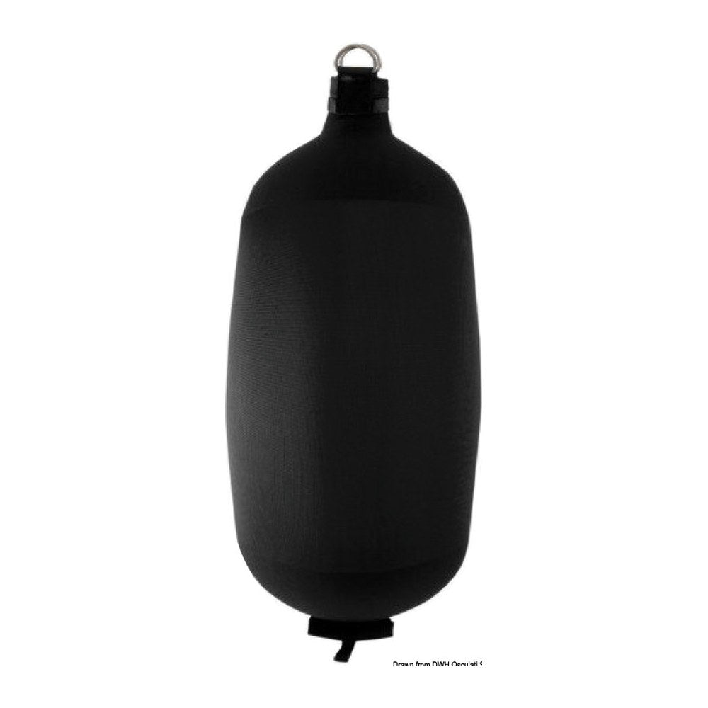 FENDERTEX C124 inflatable fender black - foto originale Osculati Srl
