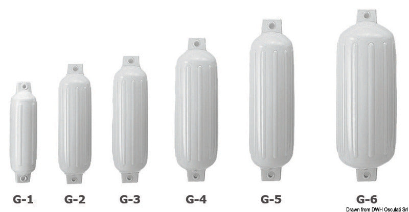 Polyform G2 fender white - foto originale Osculati Srl
