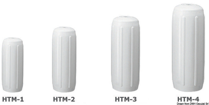 Polyform HTM4 fender black - foto originale Osculati Srl