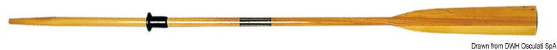 Beech wood oar divisible in 2 parts 300 cm - foto originale Osculati Srl