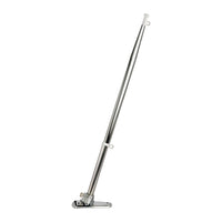 Asta portabandiera inox 14 x 400 mm con base ABS