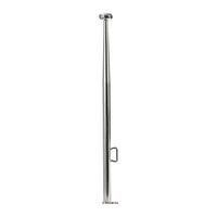Asta portabandiera 900 mm Ø25 mm