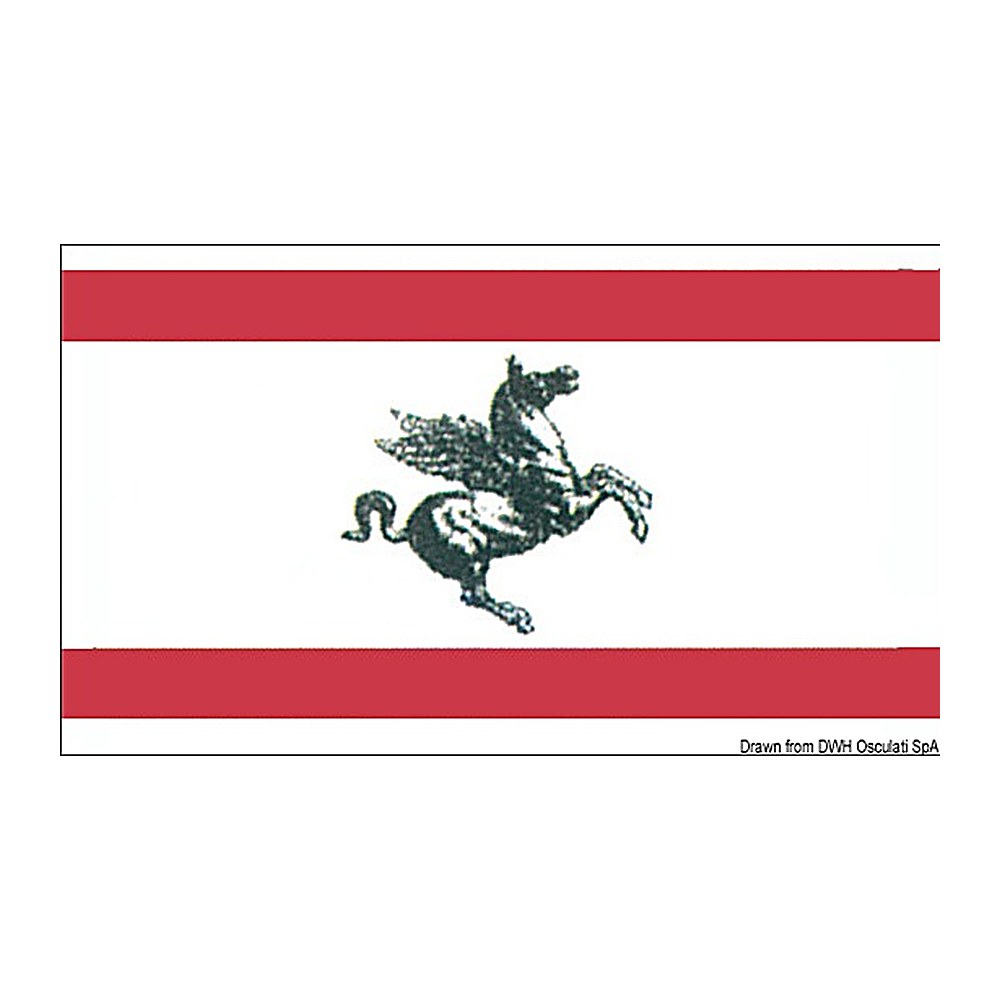 Flag Tuscany 30 x 45 cm - foto originale Osculati Srl