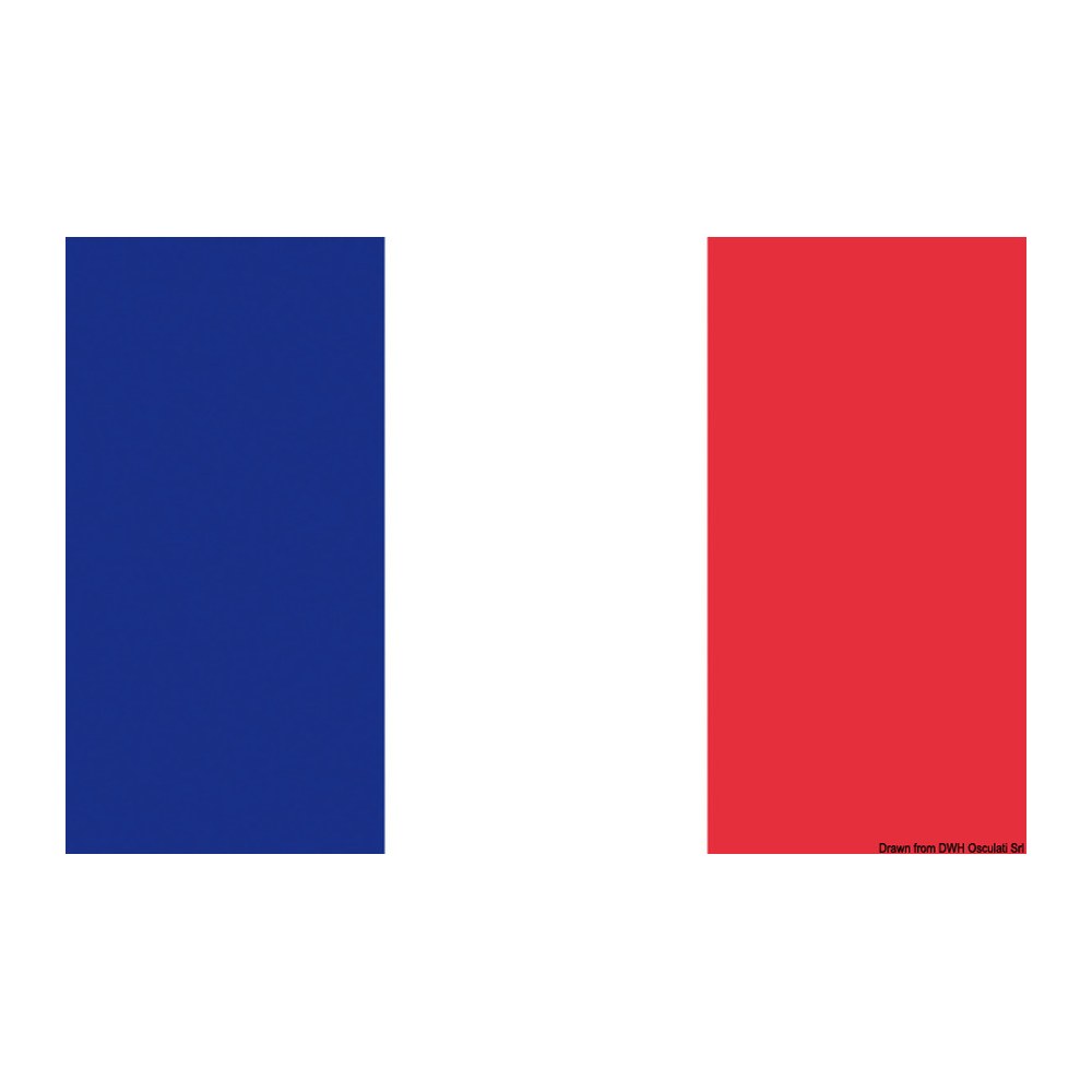Flag France 50 x 75 cm - foto originale Osculati Srl