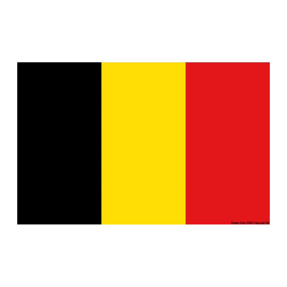 Flag Belgium 50 x 75 cm - foto originale Osculati Srl