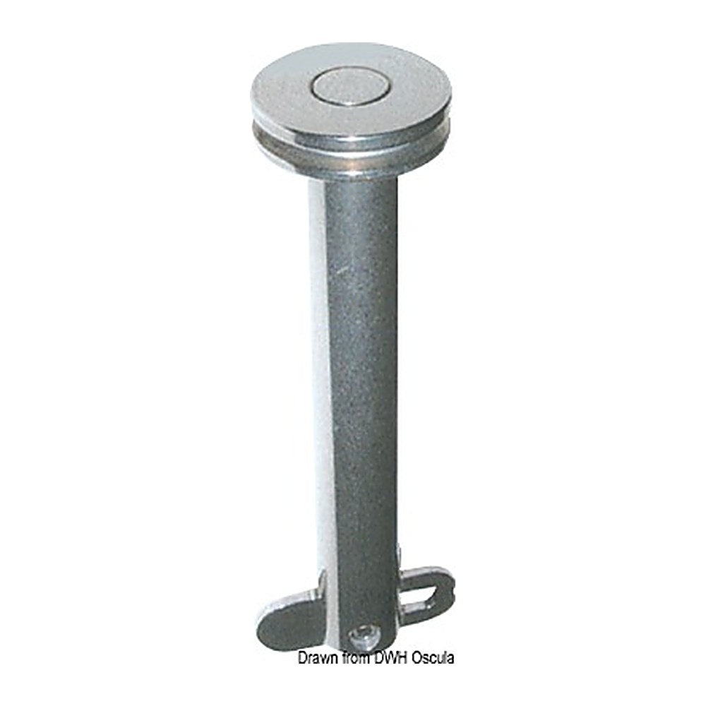 Drop nose pin AISI 316 60 mm Ø 8 mm A - foto originale Osculati Srl