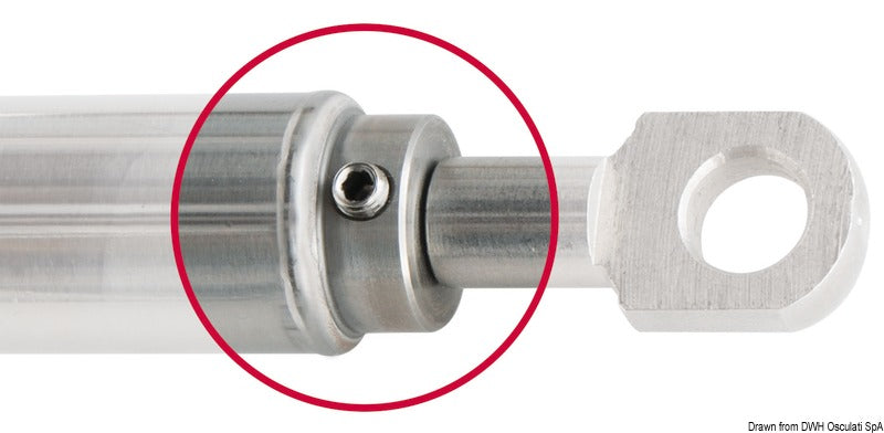 Gas spring AISI 316 272 mm 40 kg - foto originale Osculati Srl