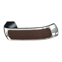 LEATHER handgrepen met rozetten buiten links, binnen links