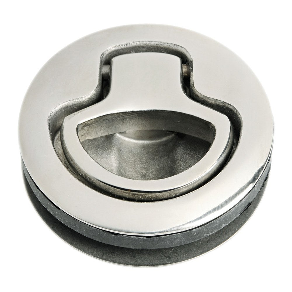 Flush pull latch AISI316 w/stop without lock - foto originale Osculati Srl