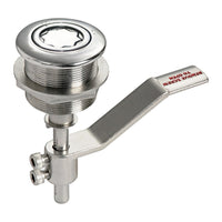 Verzonken sluiting voor lierhendel