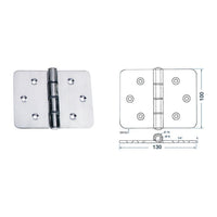 Groot scharnier 130x100 mm