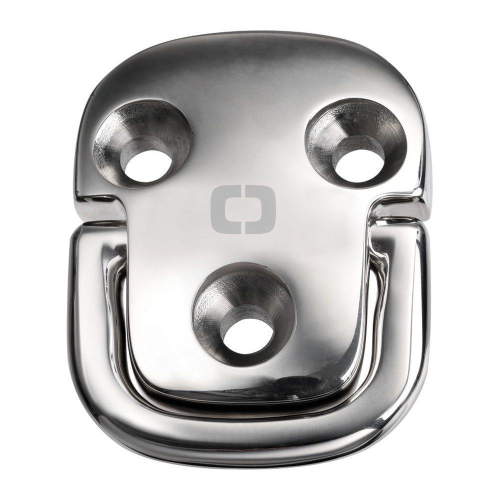 Squared pad eye 57x45 mm ring 6 mm - foto originale Osculati Srl