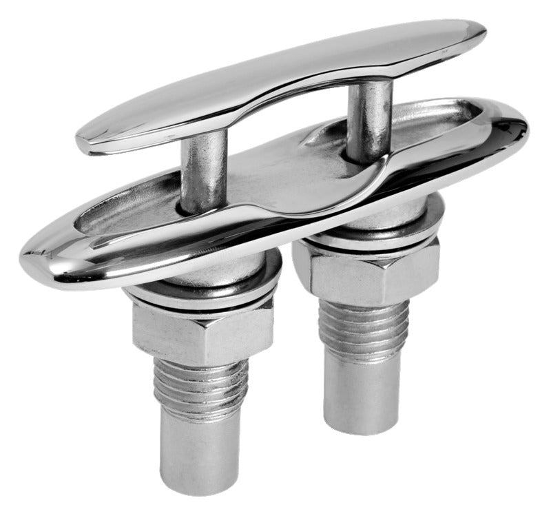 Retract push-up cleat mirrorpolished AISI316 134mm - foto originale Osculati Srl