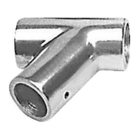 Raccordo lega leggera T 60° 25 mm
