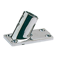Pulpitfot AISI316 rektangulär 60° 25 mm