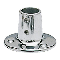 Base inox diritta 25 mm